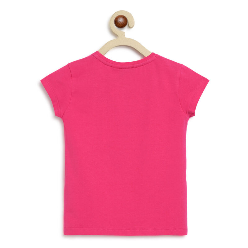 Printed Short-sleeve T-shirt Pink image number 1